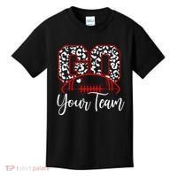 Go Football Custom Team Name Personalized Fan Kids T-Shirt thumb 0
