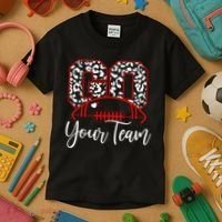Go Football Custom Team Name Personalized Fan Kids T-Shirt thumb 3