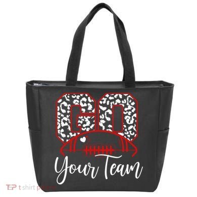 Go Football Custom Team Name Personalized Fan Tote Bag
