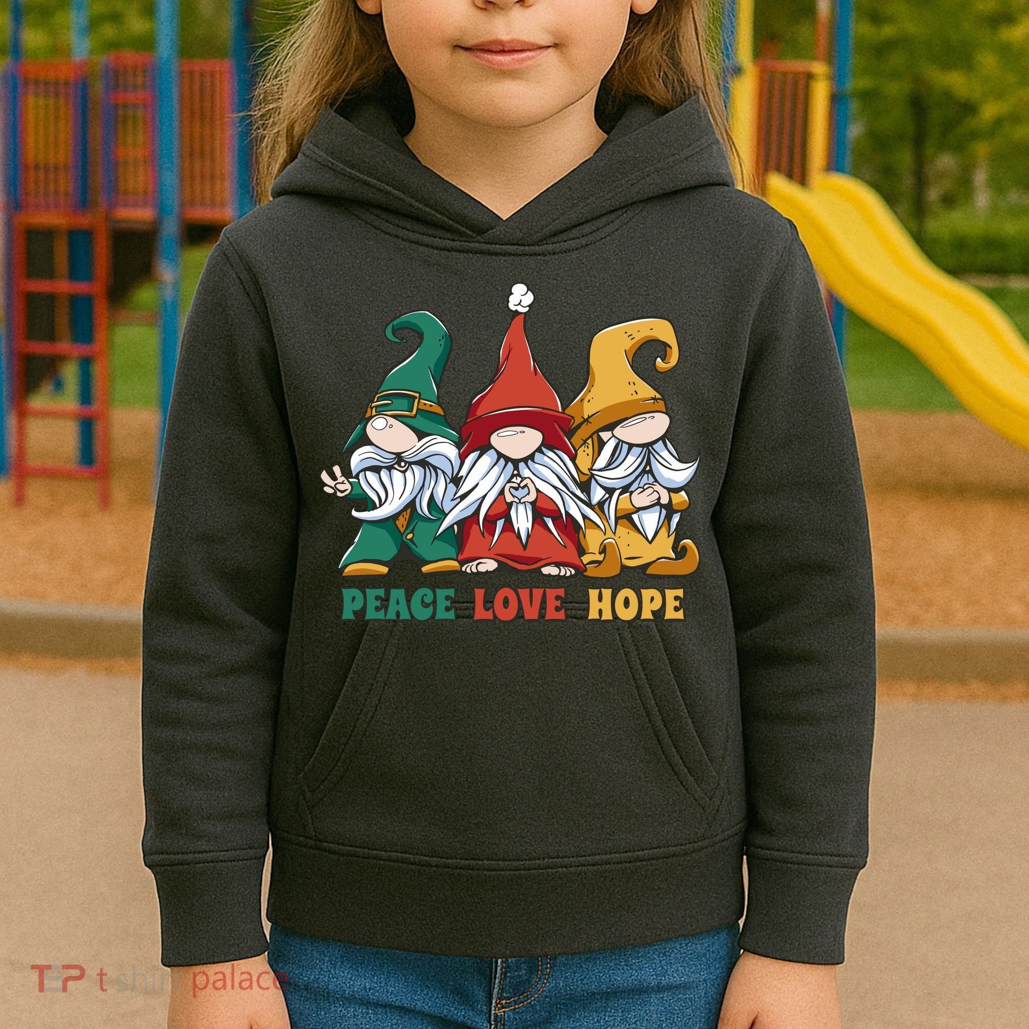 Gnome Fantasy Creatures Squad Kids Hoodie