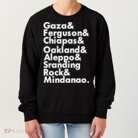 Gaza & Ferguson & Chiapas & Oakland & Aleppo Women's Sweatshirt thumb 0