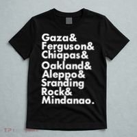 Gaza & Ferguson & Chiapas & Oakland & Aleppo T-Shirt thumb 5