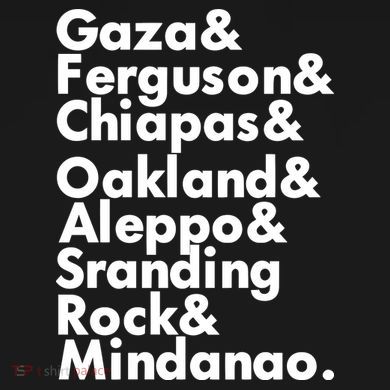 Gaza & Ferguson & Chiapas & Oakland & Aleppo Women's Hoodie