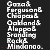 Gaza & Ferguson & Chiapas & Oakland & Aleppo Tumbler thumb 3