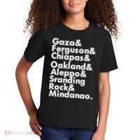 Gaza & Ferguson & Chiapas & Oakland & Aleppo Kids T-Shirt thumb 2