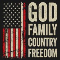 God Family Country Freedom Gift Patriotic Usa Flag Meaningful Gift Women's Hoodie thumb 2