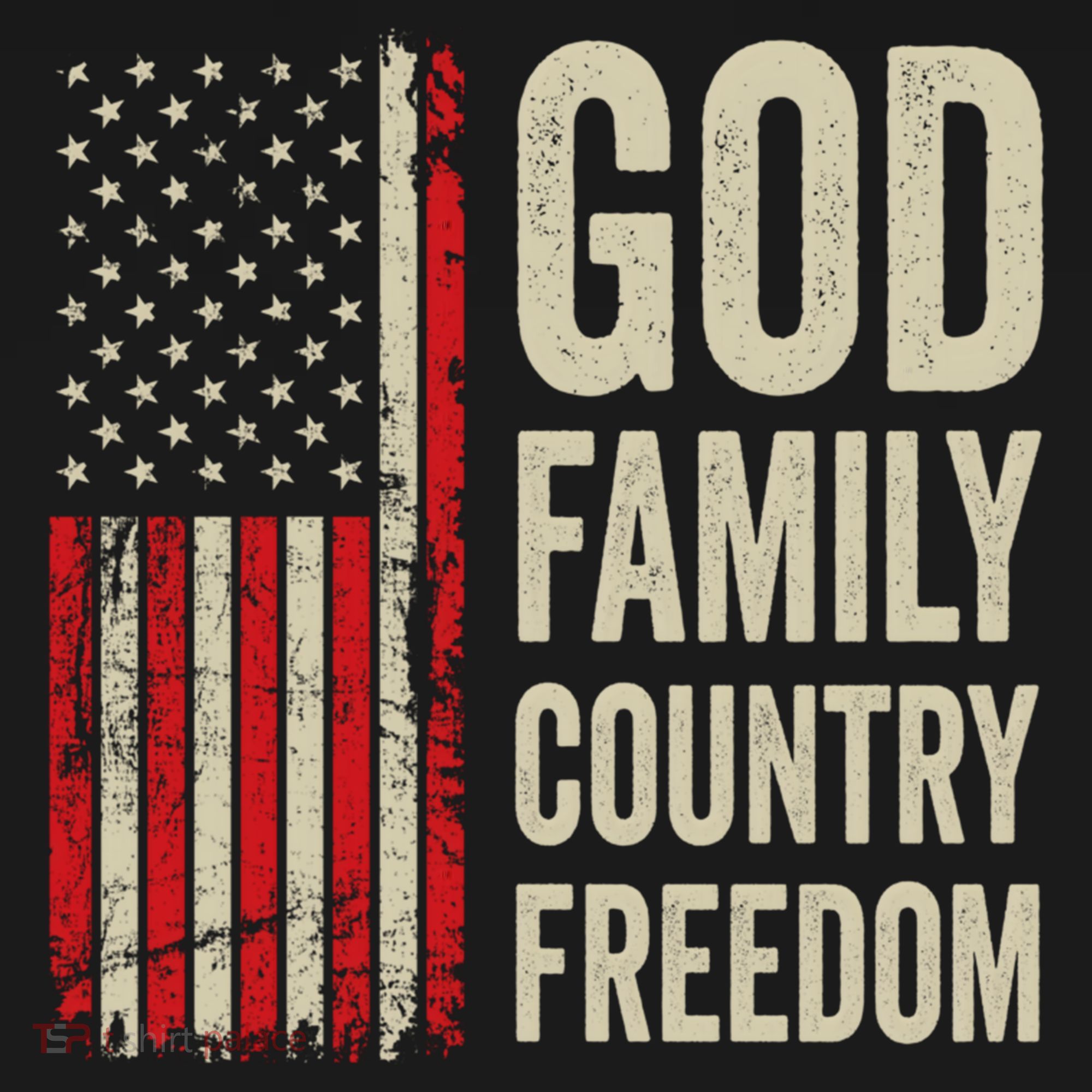 God Family Country Freedom Gift Patriotic Usa Flag Meaningful Gift Women's Hoodie