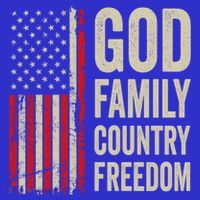 God Family Country Freedom Gift Patriotic Usa Flag Meaningful Gift Hoodie thumb 7
