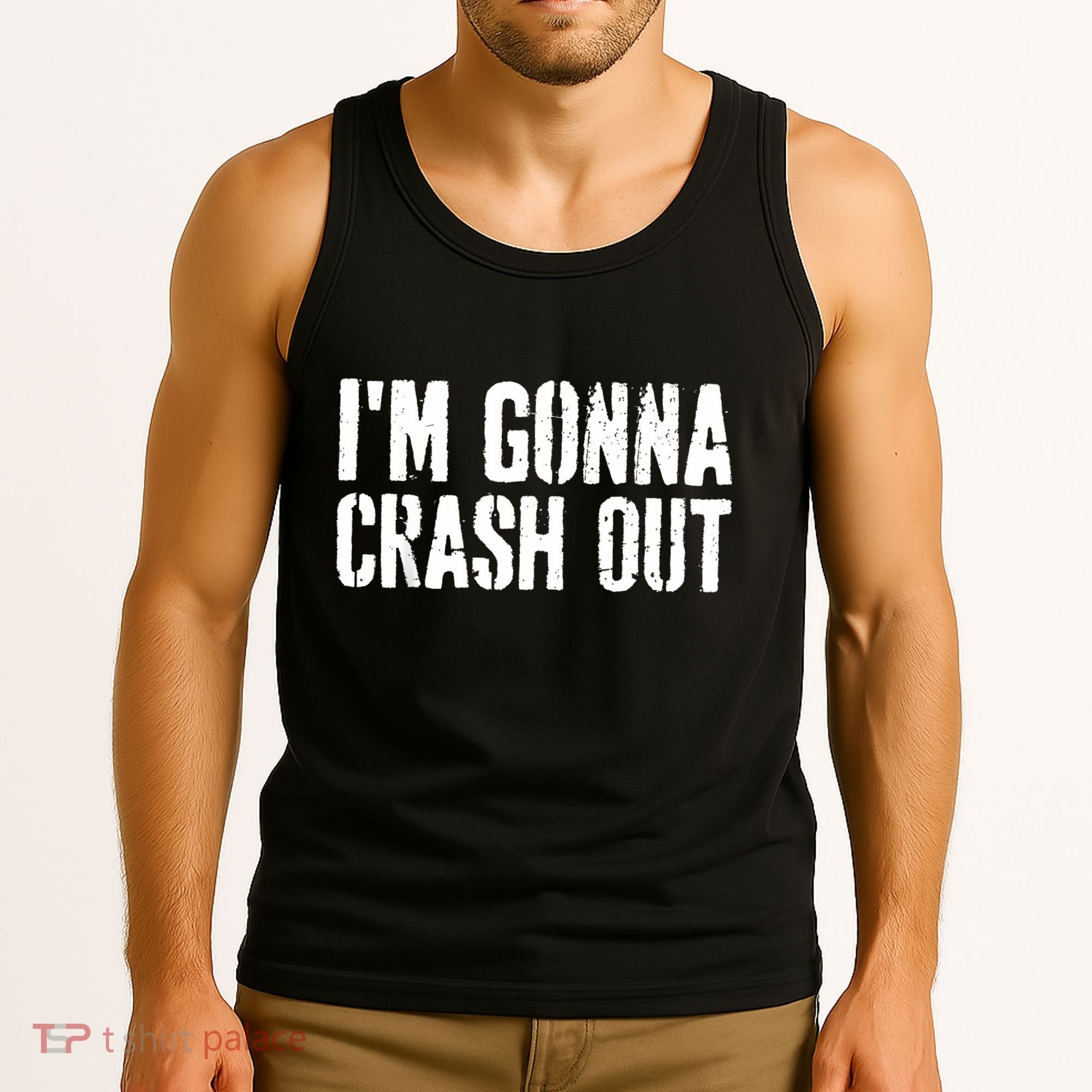Grunge Funny Dank Meme IM Gonna Crash Out Tank Top