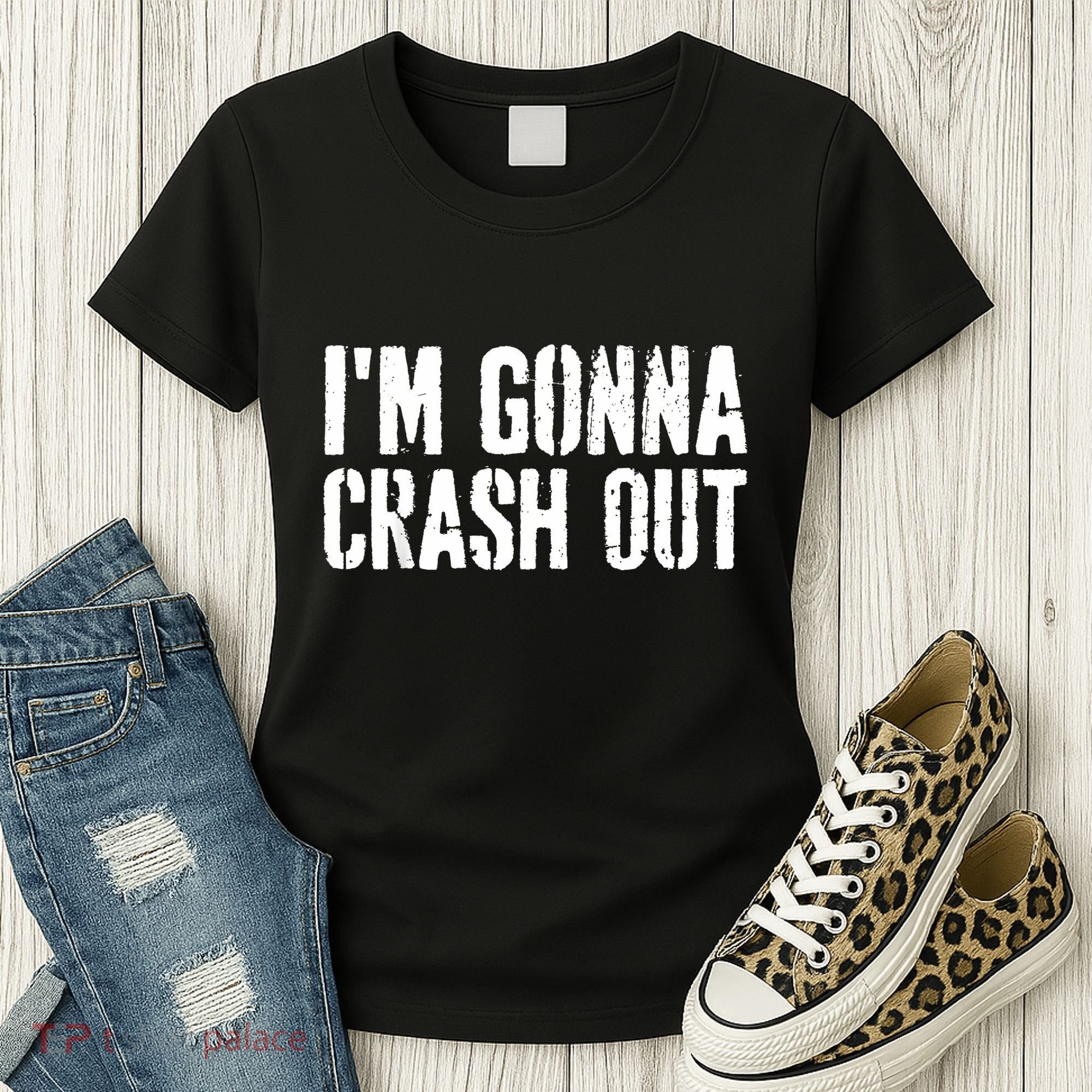 Grunge Funny Dank Meme IM Gonna Crash Out Women's T-Shirt