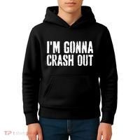 Grunge Funny Dank Meme IM Gonna Crash Out Kids Hoodie thumb 4