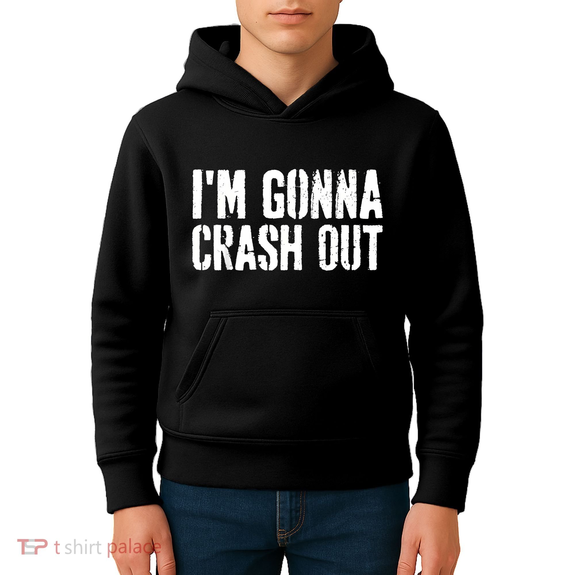 Grunge Funny Dank Meme IM Gonna Crash Out Kids Hoodie