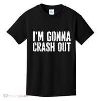 Grunge Funny Dank Meme IM Gonna Crash Out Kids T-Shirt thumb 0
