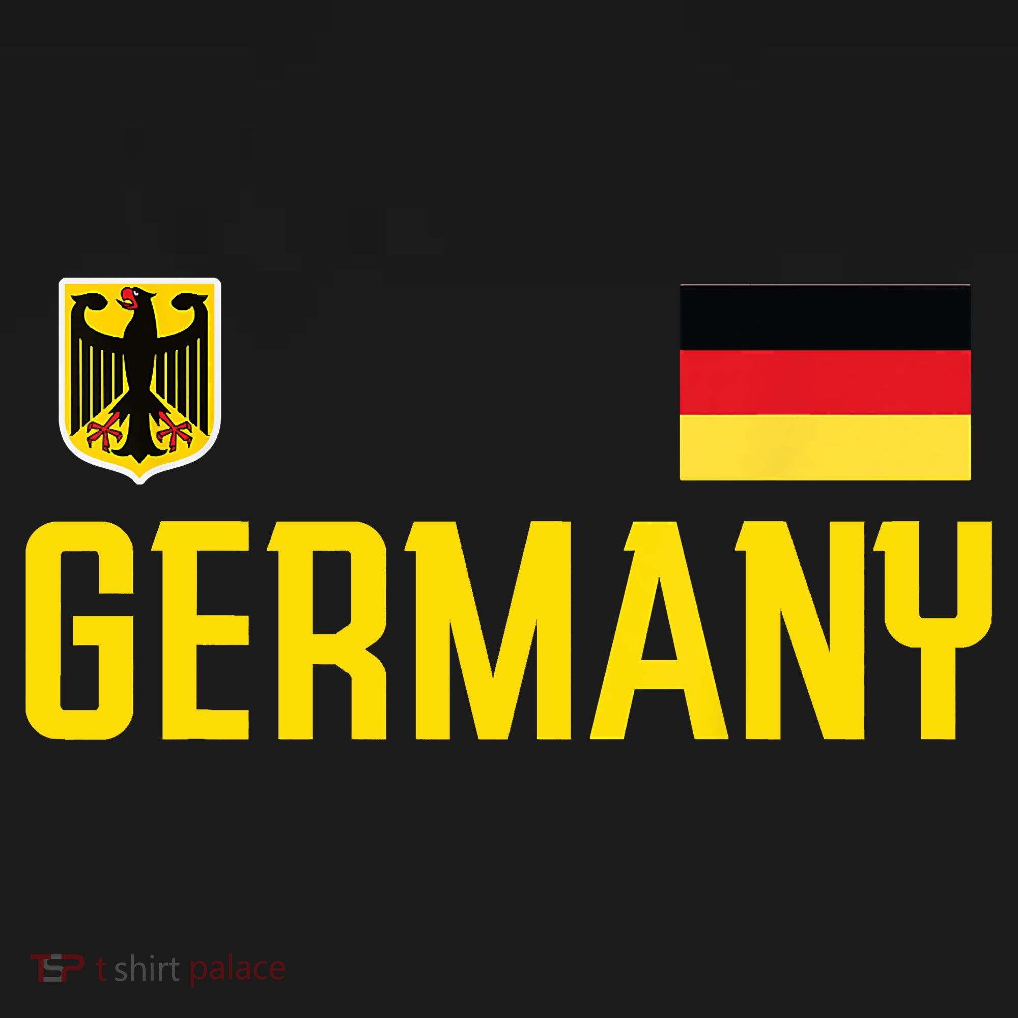 Germany Flag Deutschland Football Soccer Fan T-Shirt