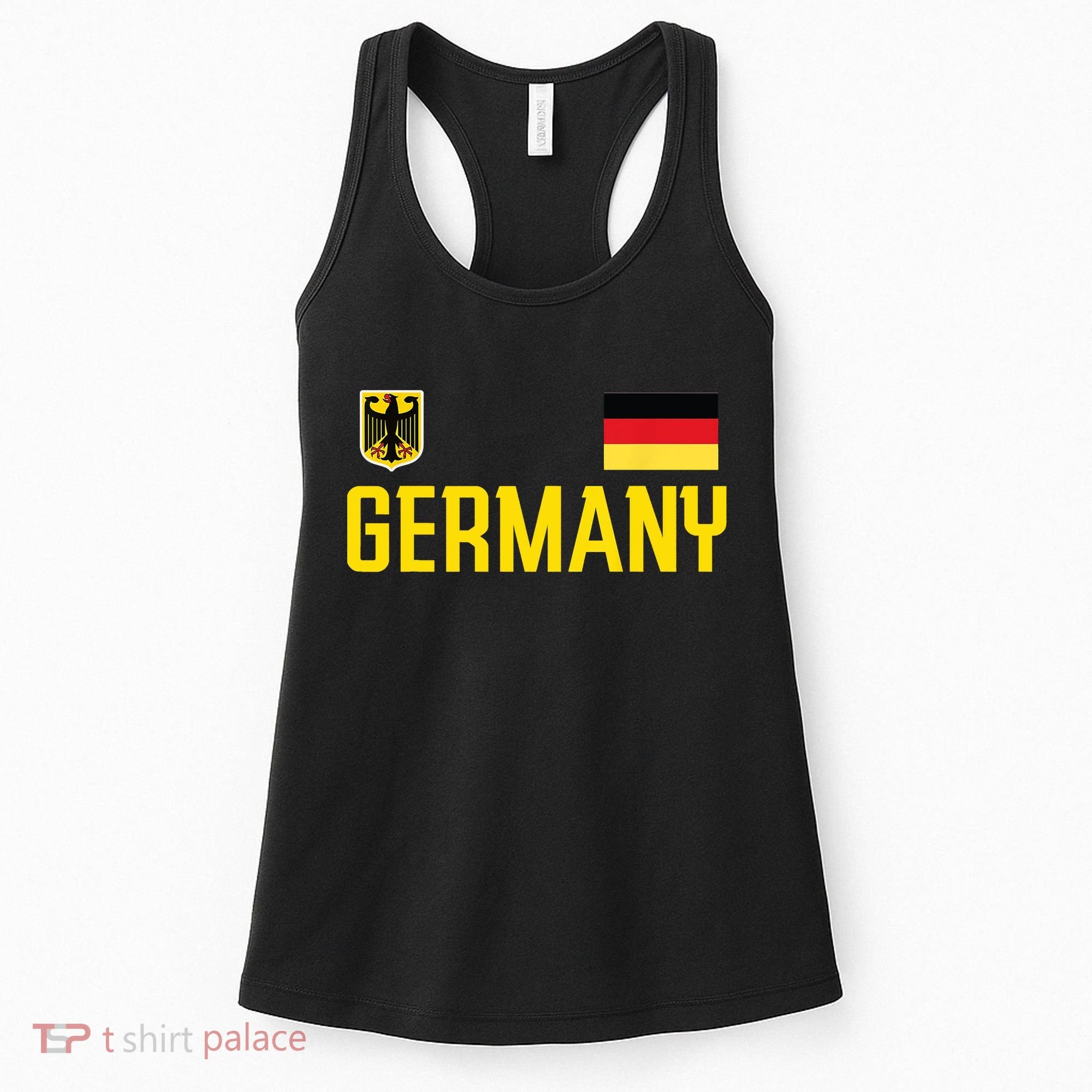 Germany Flag Deutschland Football Soccer Fan Women's Tank Top