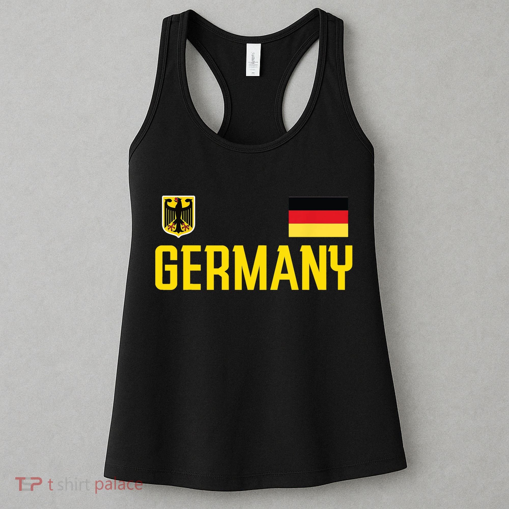 Germany Flag Deutschland Football Soccer Fan Women's Tank Top