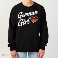 Germany Funny Deutschland Flag German Girl German Roots Women's Sweatshirt thumb 0