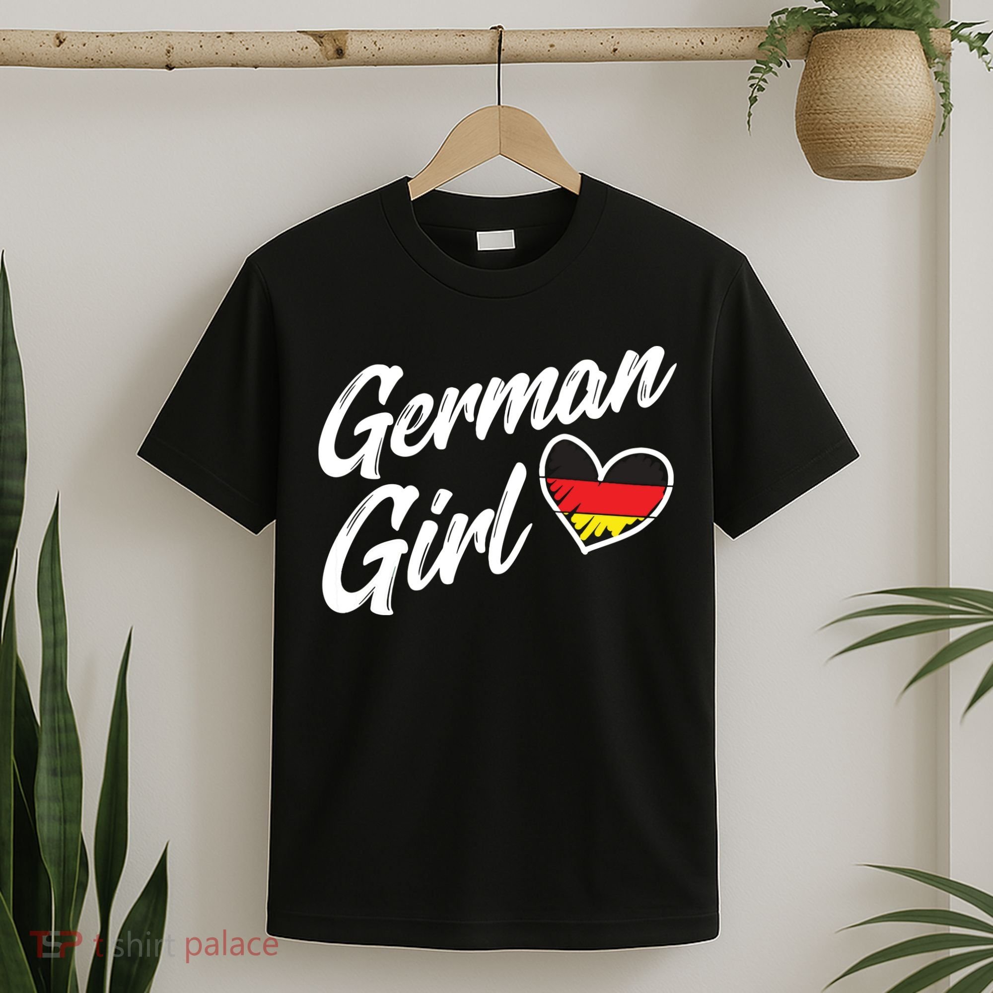 Germany Funny Deutschland Flag German Girl German Roots T-Shirt