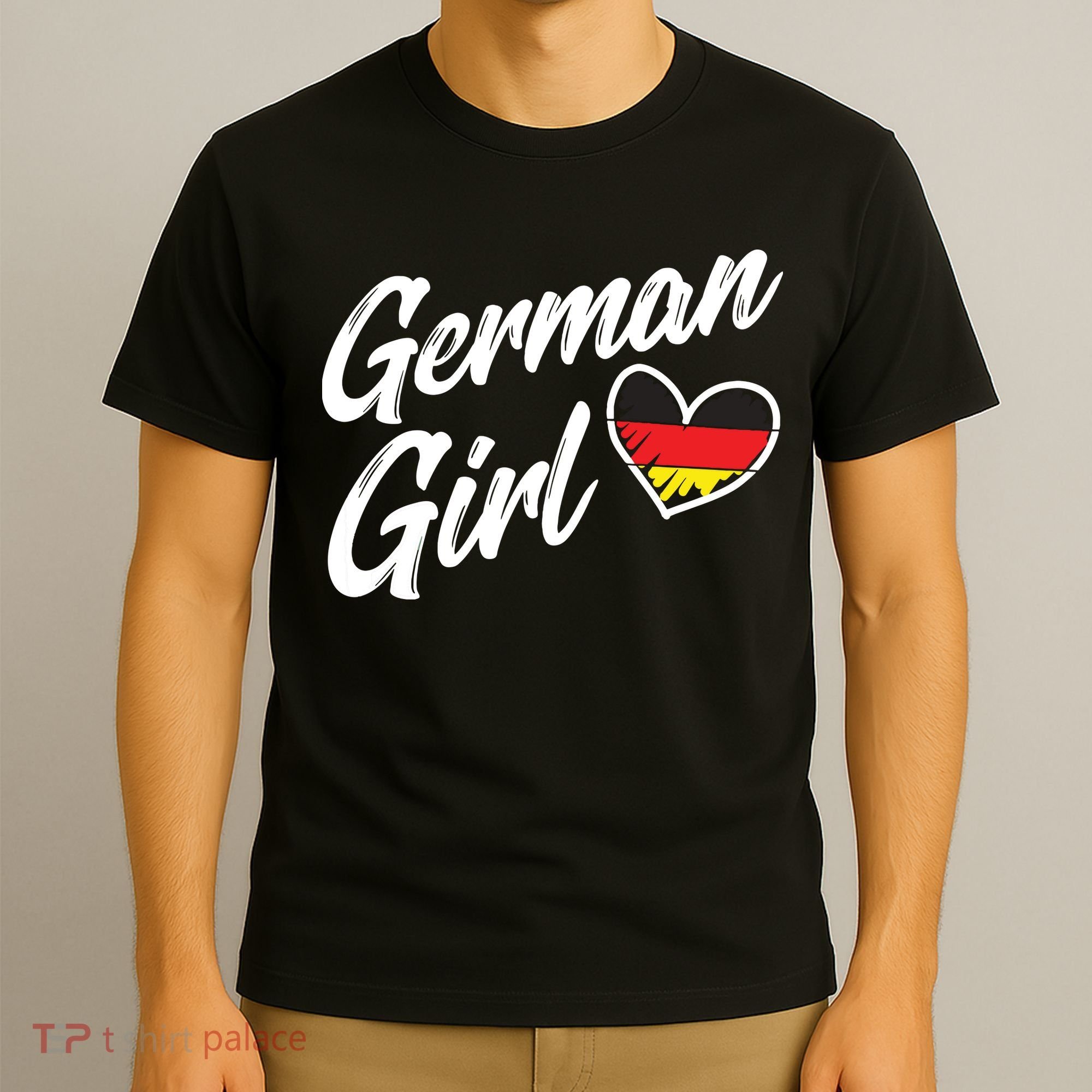 Germany Funny Deutschland Flag German Girl German Roots T-Shirt