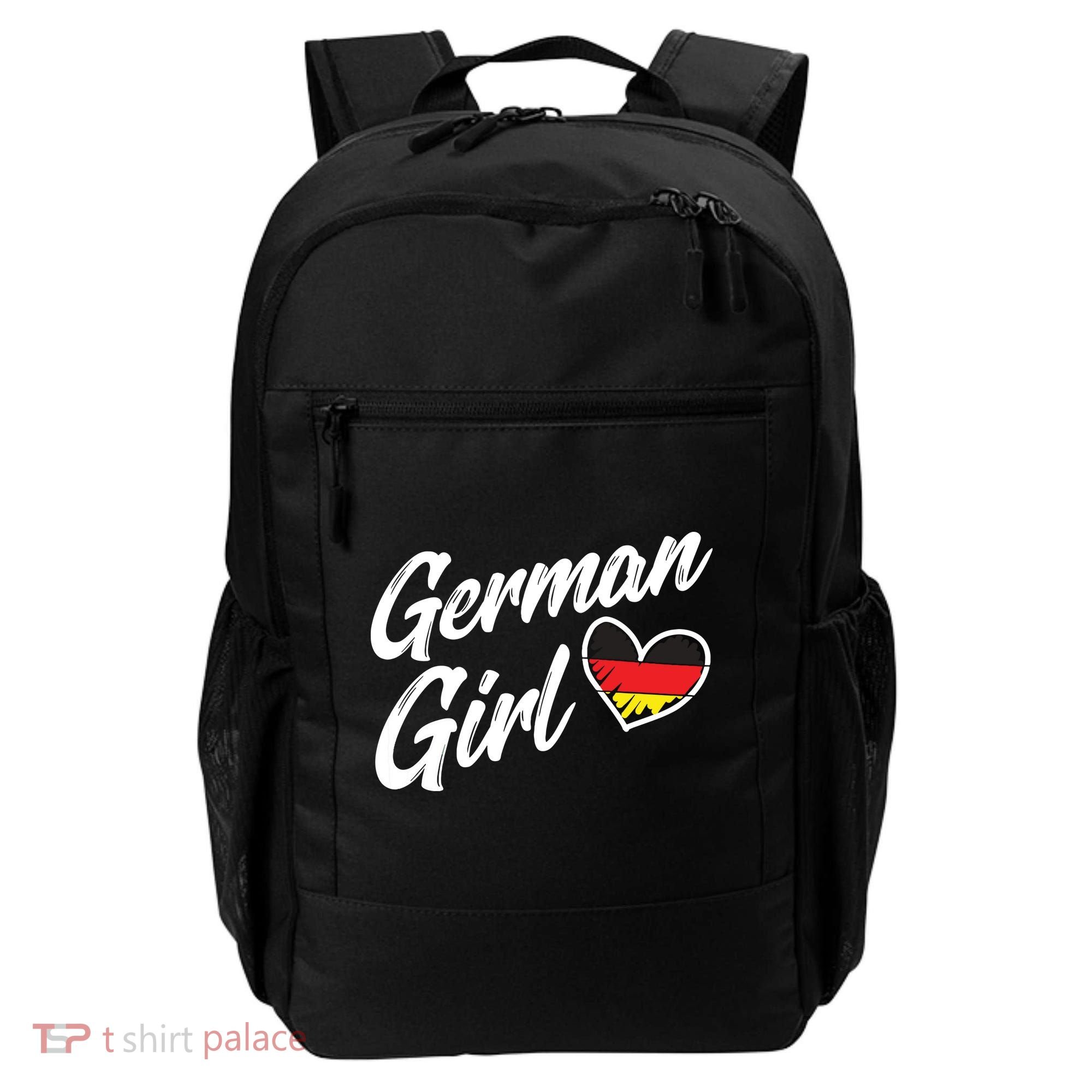 Germany Funny Deutschland Flag German Girl German Roots Backpack