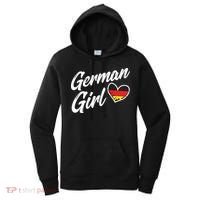 Germany Funny Deutschland Flag German Girl German Roots Women's Hoodie thumb 0