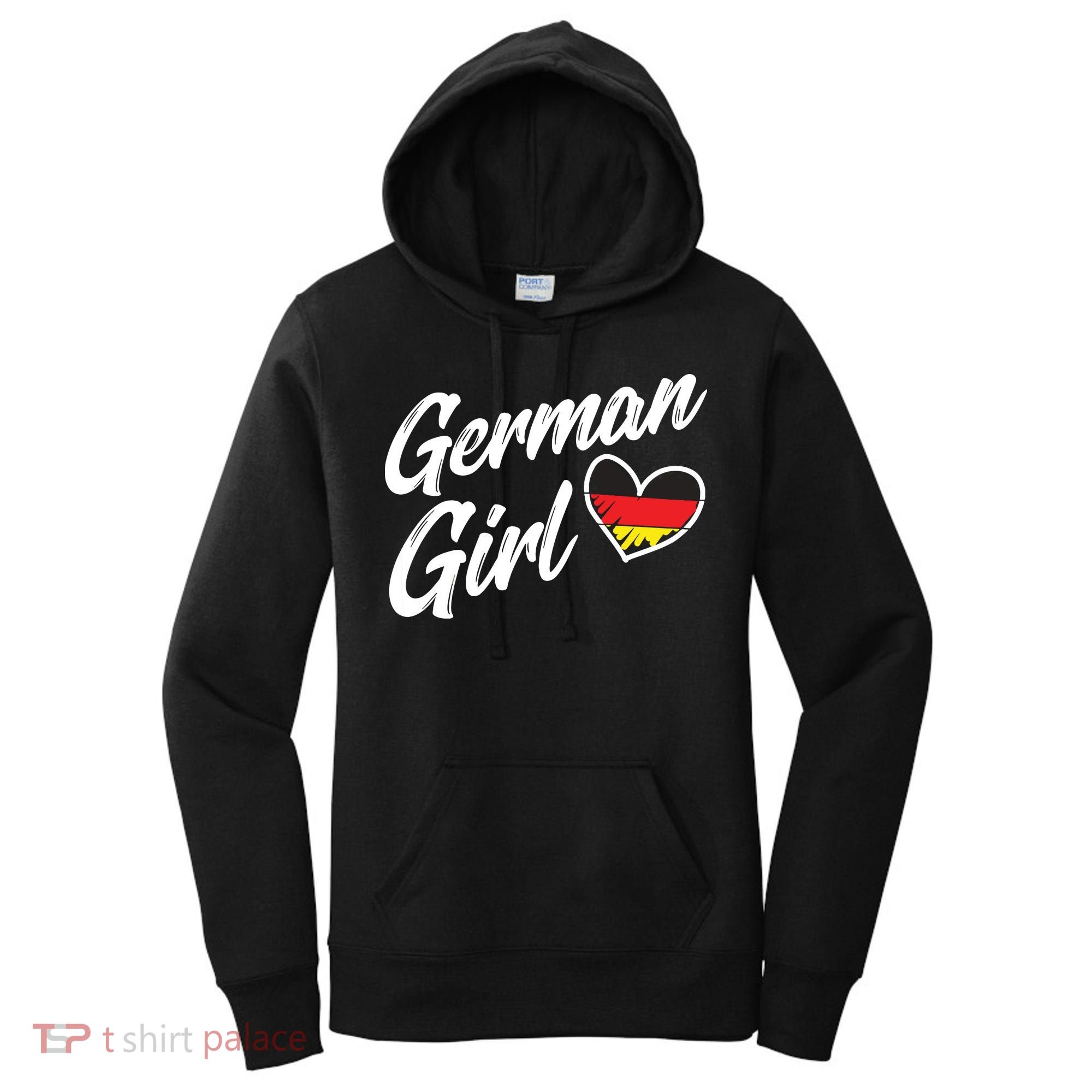 Germany Funny Deutschland Flag German Girl German Roots Women's Hoodie