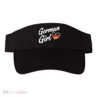 Germany Funny Deutschland Flag German Girl German Roots Visor thumb 0