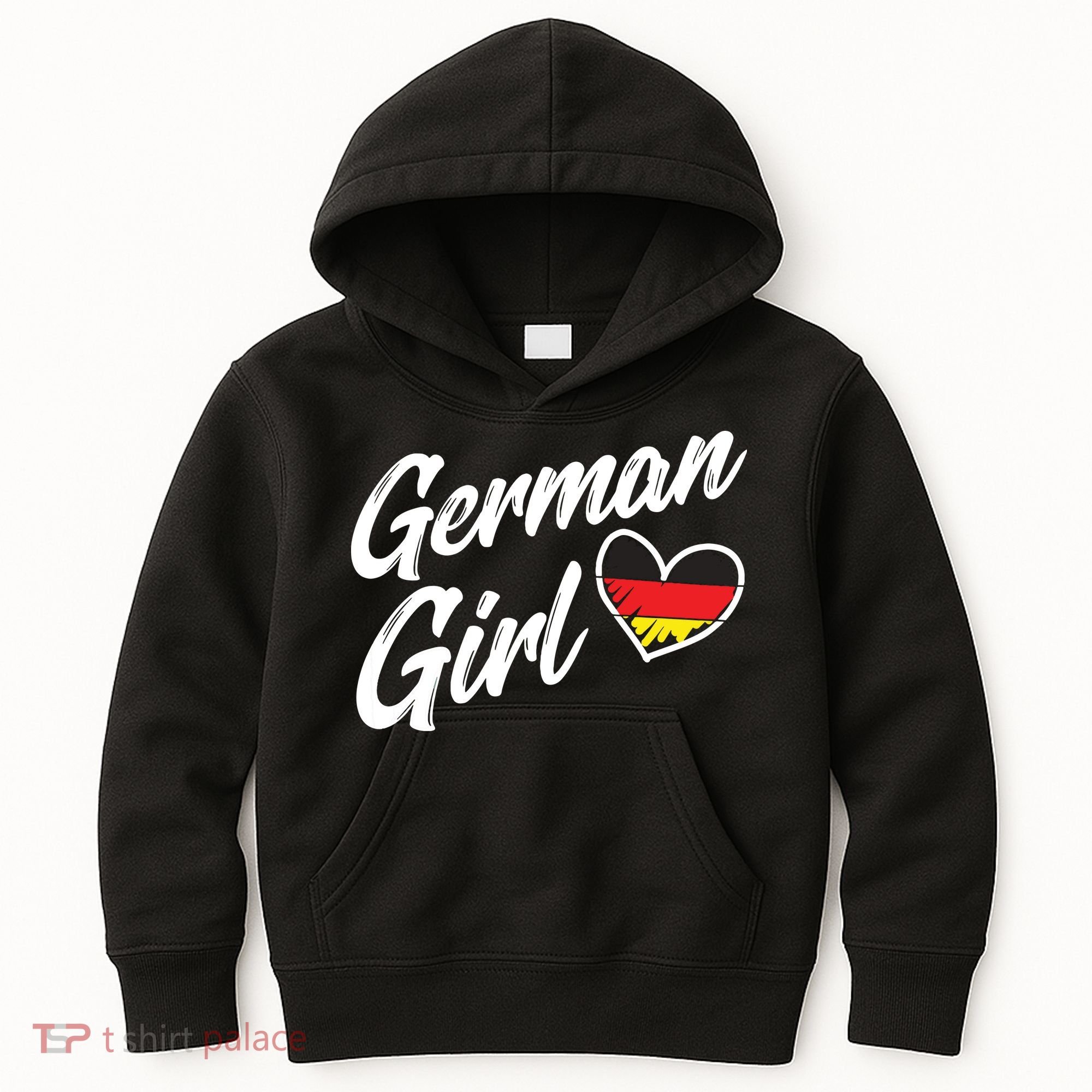 Germany Funny Deutschland Flag German Girl German Roots Kids Hoodie