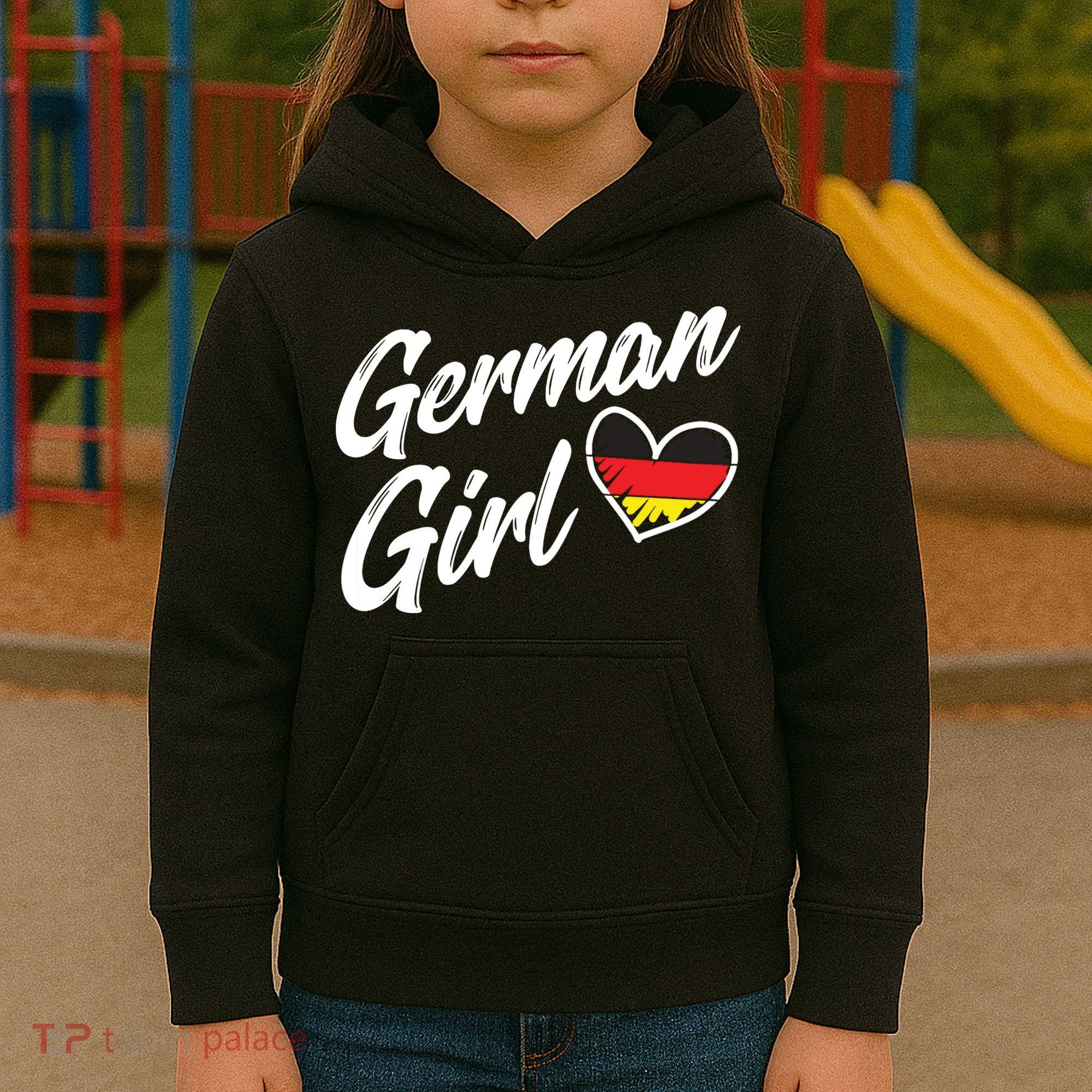 Germany Funny Deutschland Flag German Girl German Roots Kids Hoodie