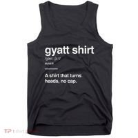 Gyatt Funny Definition Viral Meme Gen Alpha Slang Gyatt Tank Top thumb 0