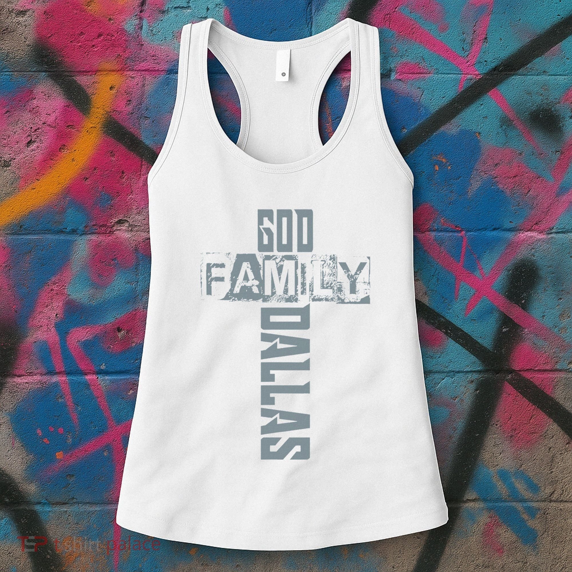 God Family Dallas Dallas Texas Lovers Women's Tank Top