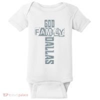 God Family Dallas Dallas Texas Lovers Baby Bodysuit thumb 0