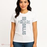 God Family Dallas Dallas Texas Lovers Women's T-Shirt thumb 4