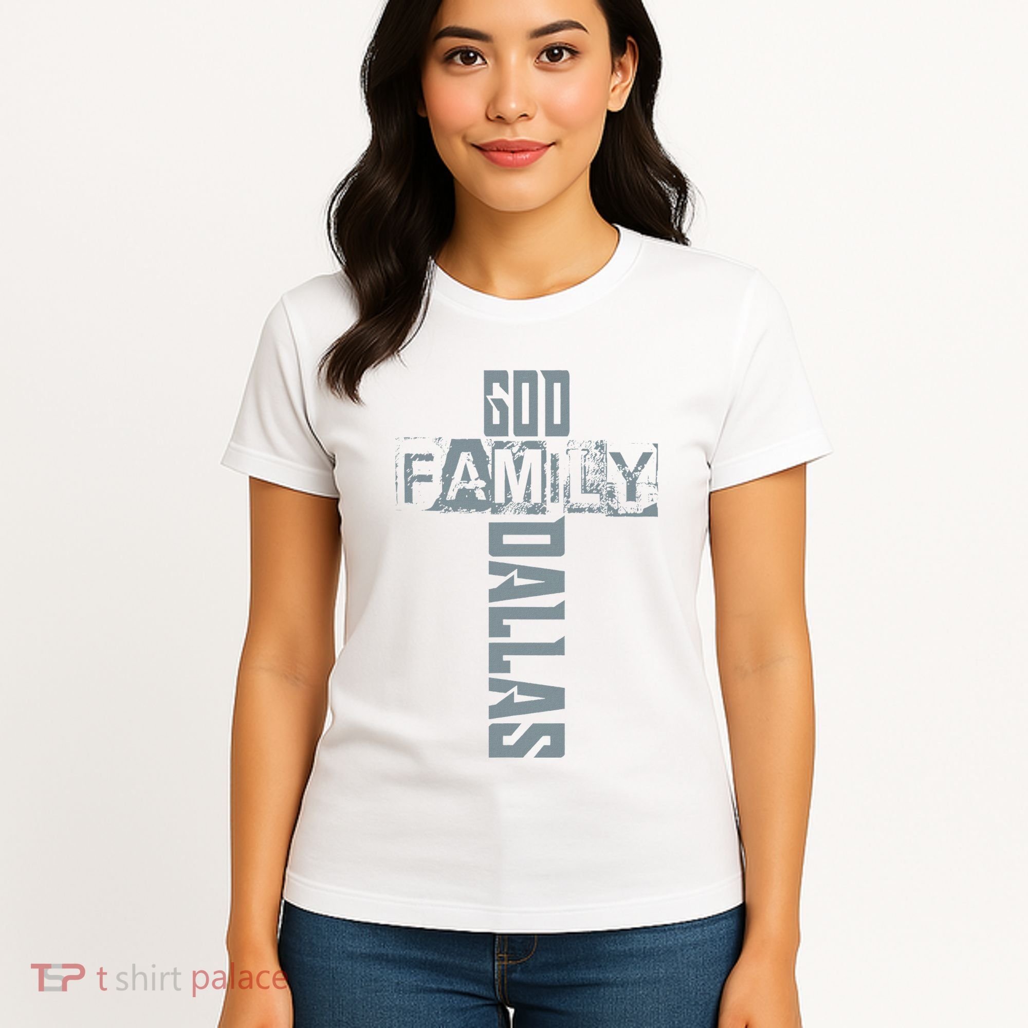 God Family Dallas Dallas Texas Lovers Women's T-Shirt