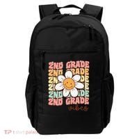 Groovy First Day Of School 2nd Grade Vibes Back To School Backpack thumb 0