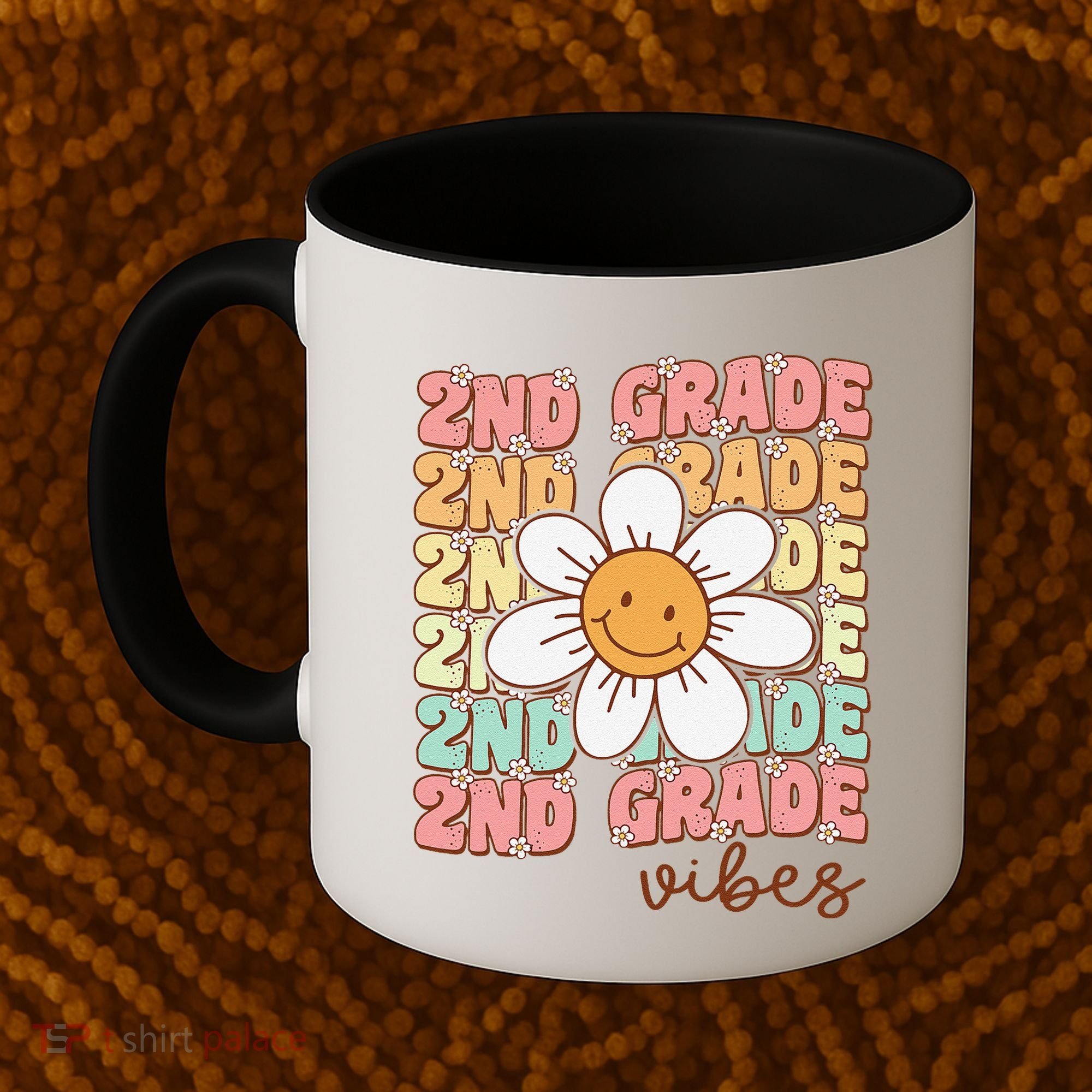 Groovy First Day Of School 2nd Grade Vibes Back To School Coffee Mug