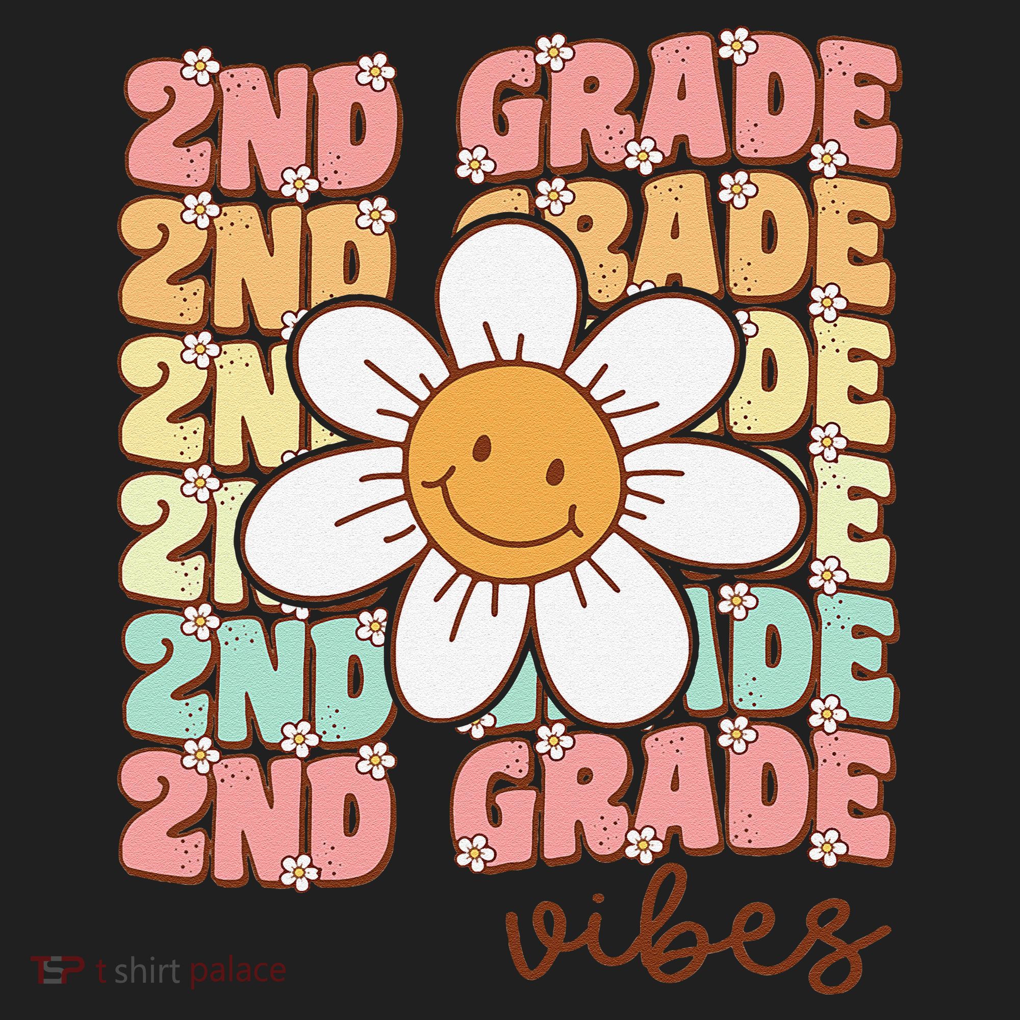 Groovy First Day Of School 2nd Grade Vibes Back To School Tumbler