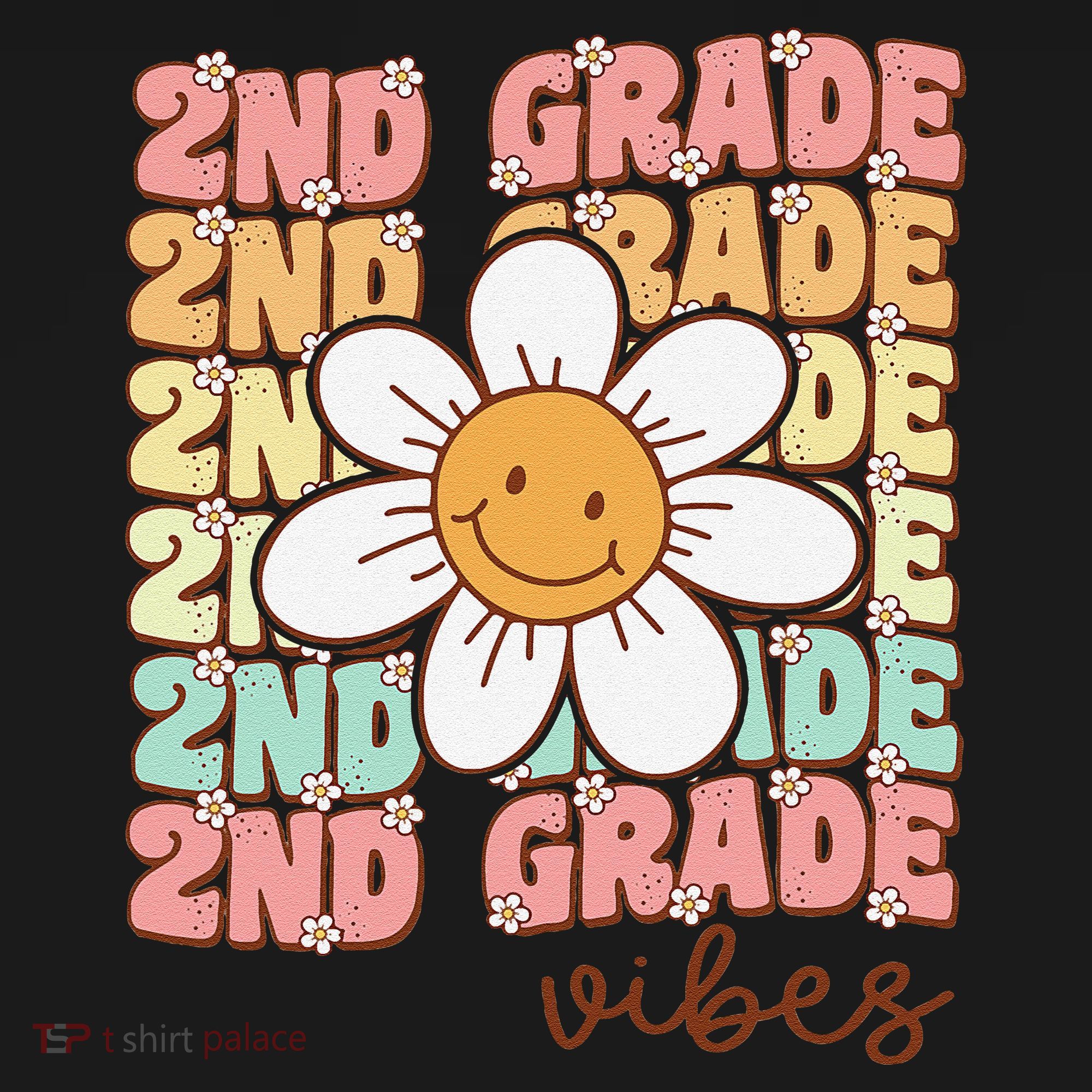 Groovy First Day Of School 2nd Grade Vibes Back To School Ornament