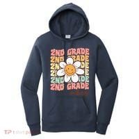 Groovy First Day Of School 2nd Grade Vibes Back To School Women's Hoodie thumb 0