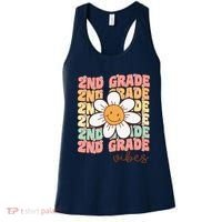 Groovy First Day Of School 2nd Grade Vibes Back To School Women's Tank Top thumb 0