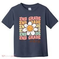Groovy First Day Of School 2nd Grade Vibes Back To School Toddler T-Shirt thumb 0
