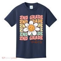 Groovy First Day Of School 2nd Grade Vibes Back To School Kids T-Shirt thumb 0