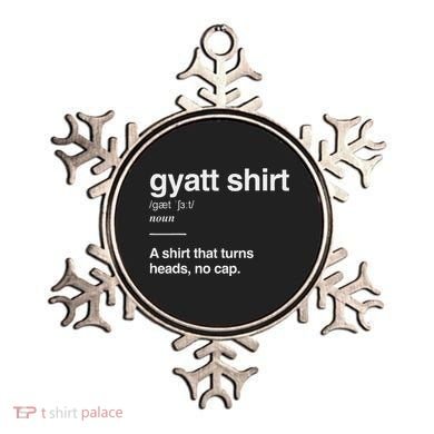 Gyatt Funny Definition Viral Meme Ornament