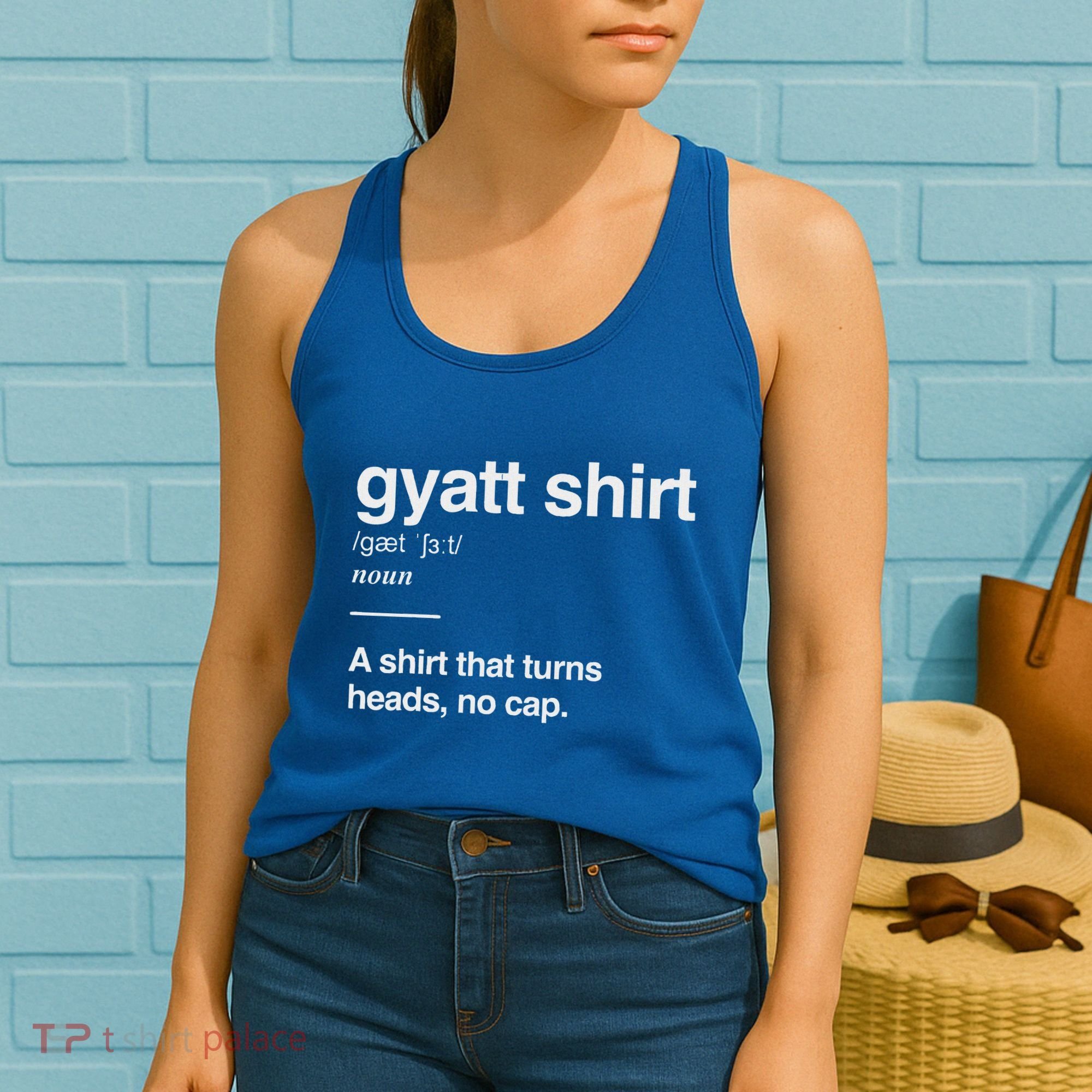Gyatt Funny Definition Viral Meme Women's Tank Top