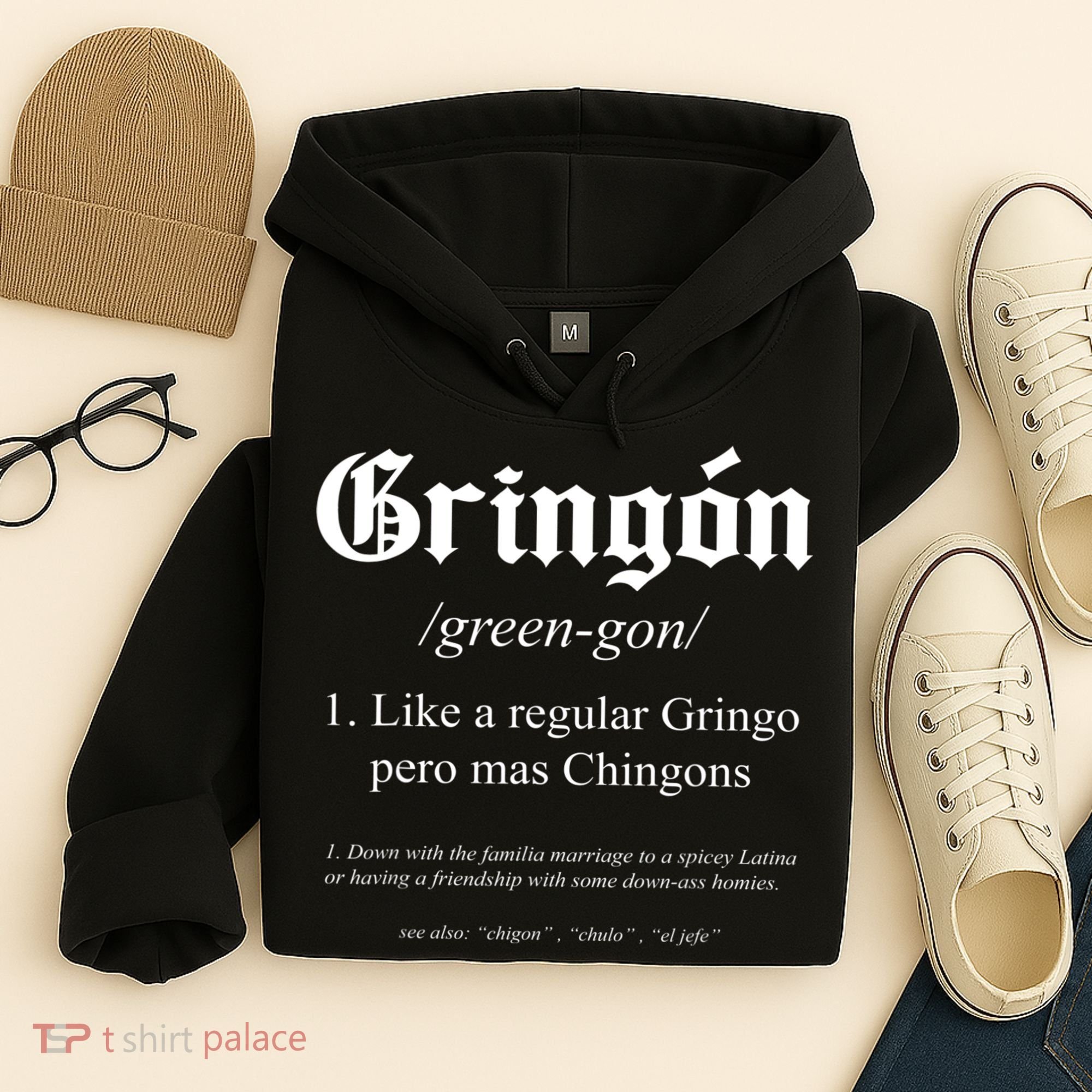 Gringón Funny Definition Hoodie