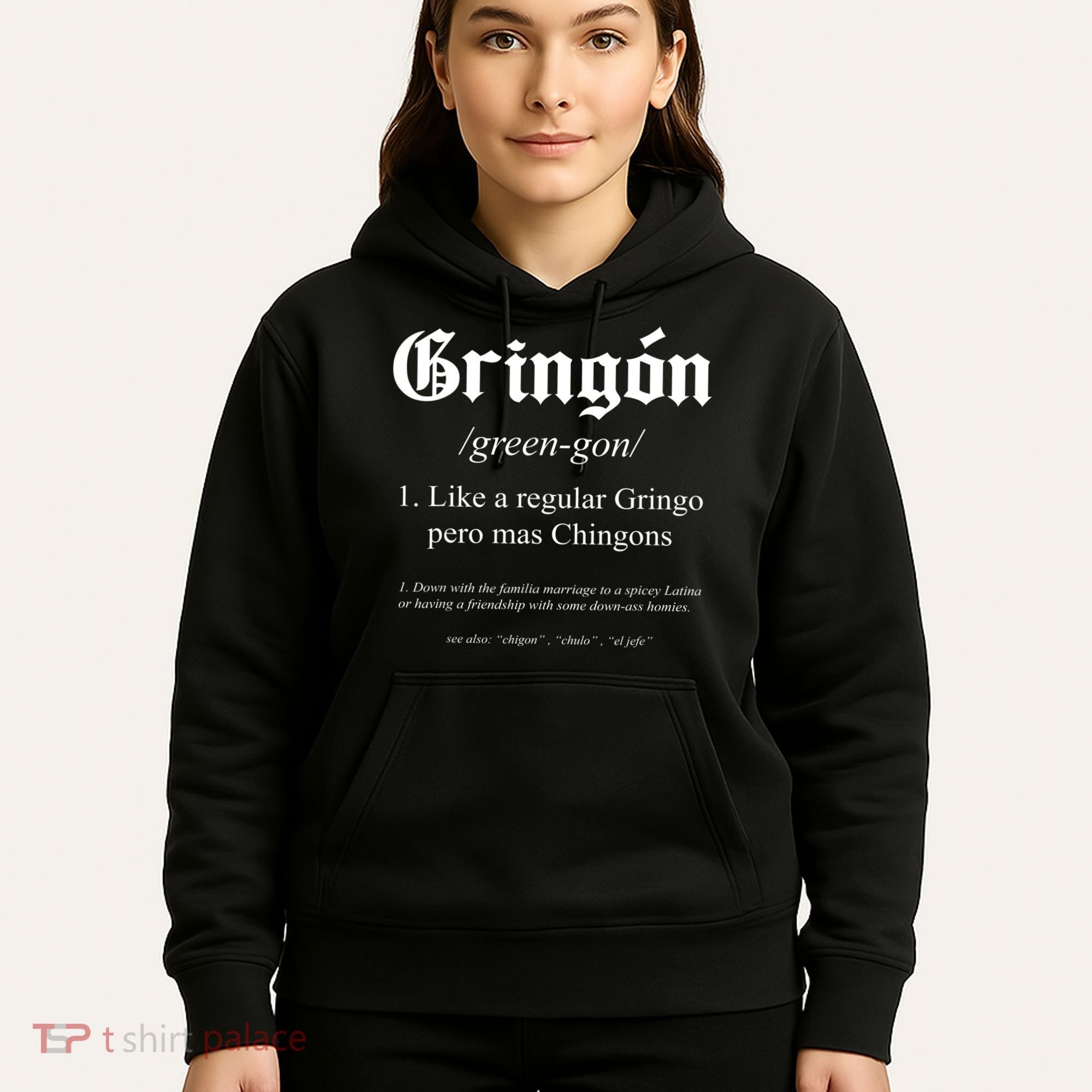Gringón Funny Definition Hoodie