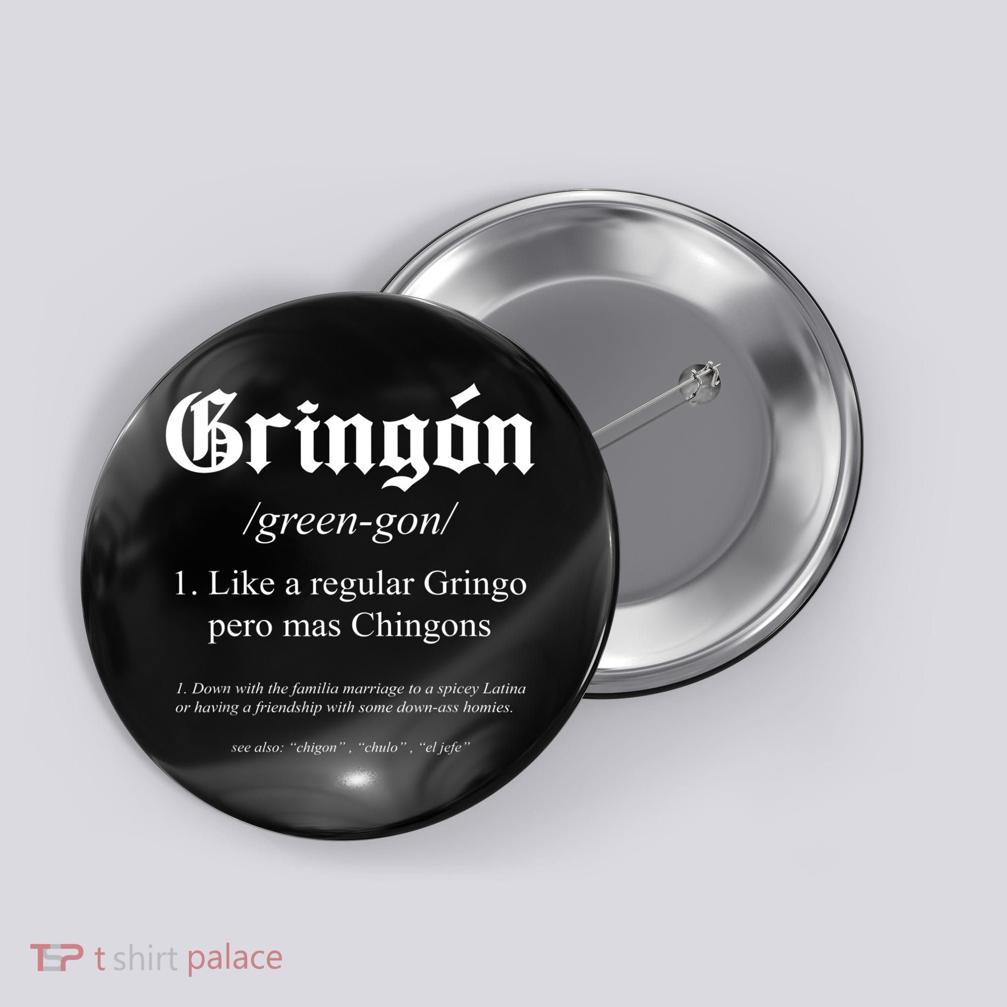 Gringón Funny Definition Button