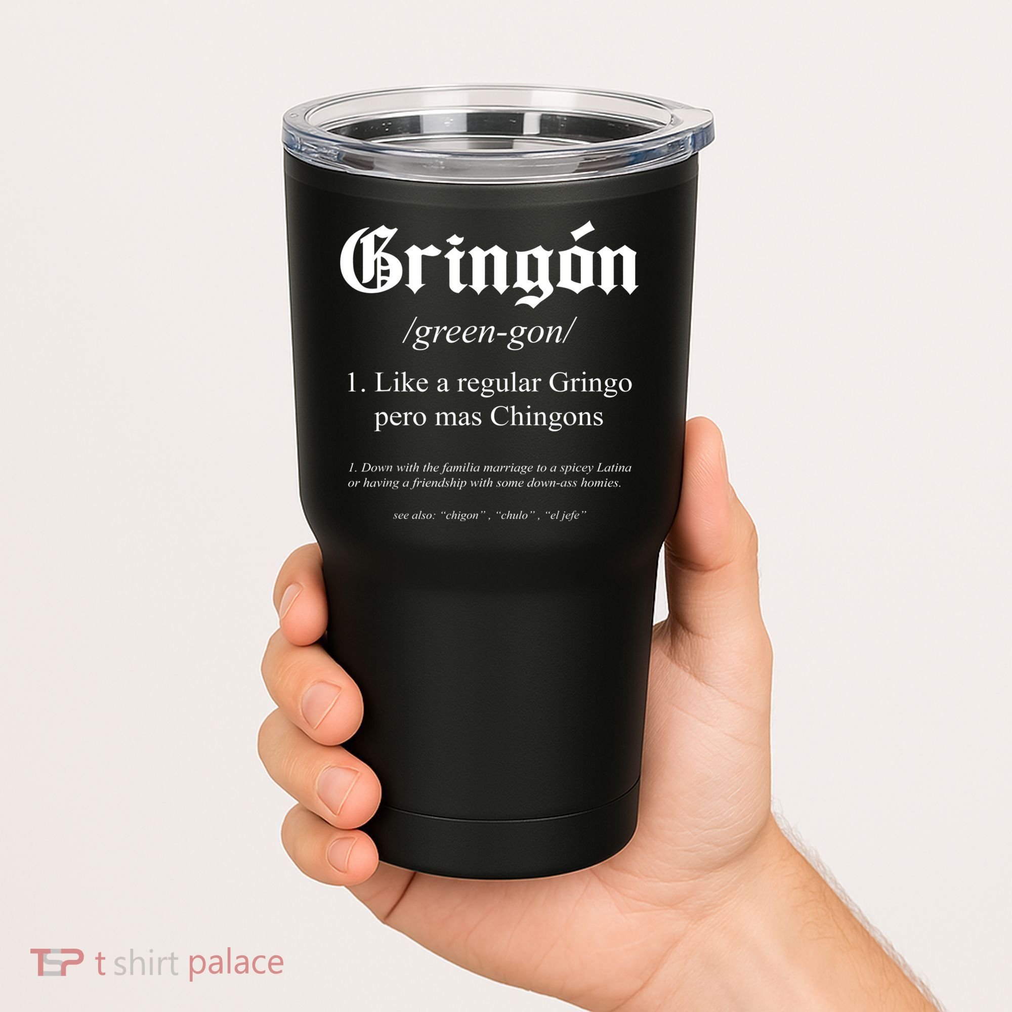 Gringón Funny Definition Tumbler