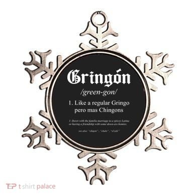 Gringón Funny Definition Ornament