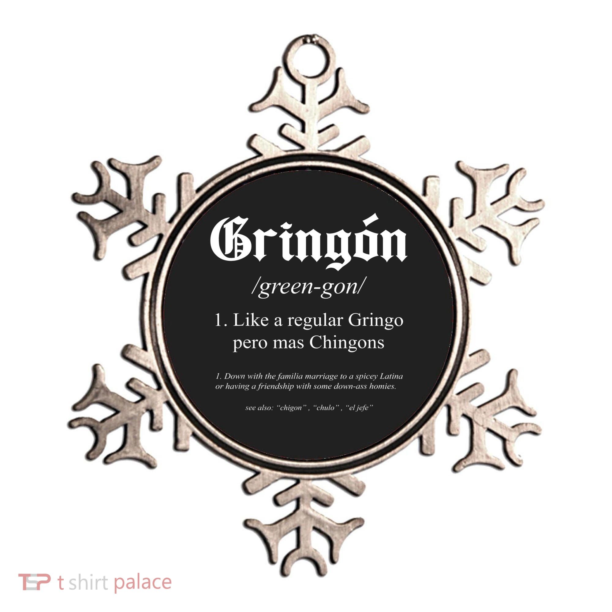 Gringón Funny Definition Ornament